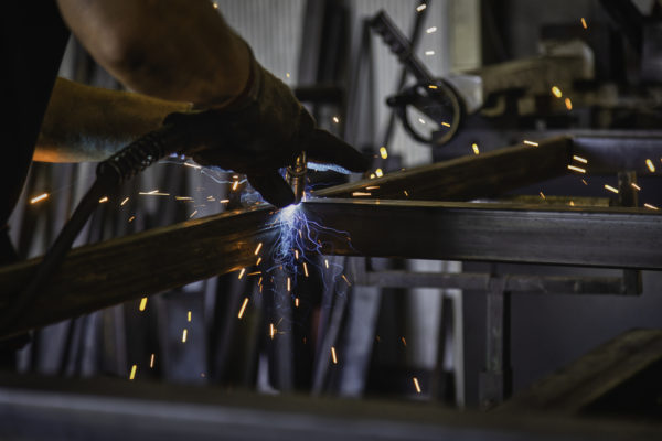 foto della lavorazione metalli per arredamento a Treviso